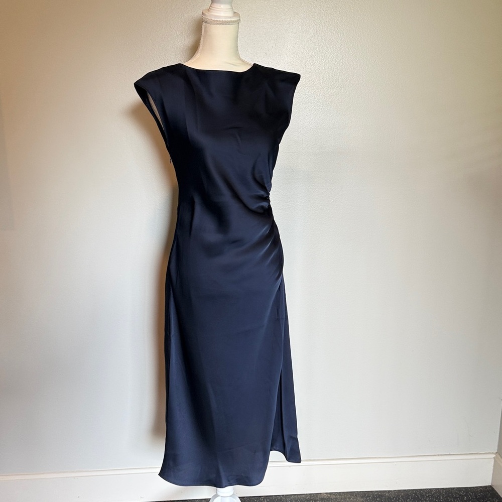 Banana Republic Navy Midi Dress